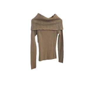Laundry by Shelli Segal Camel Colored Sweater in a Size Medium